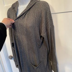 Pink Rose open cardigan with pockets